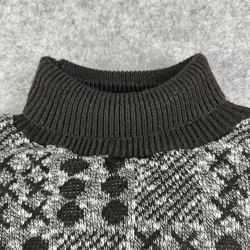 VTG Spar Sweater Mens M Grandpa Turtleneck Knitwear Preppy Academia Made in USA